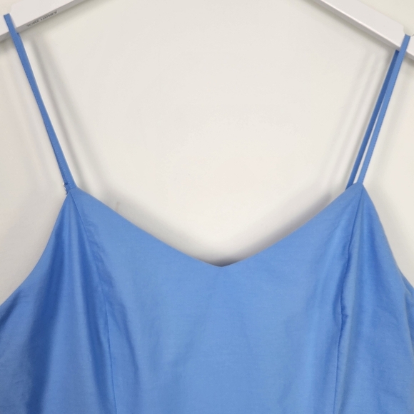 NWT Calypso St. Barth Size 10 Blue Strappy Eyelet Cotton Maxi Dress - Picture 4 of 11